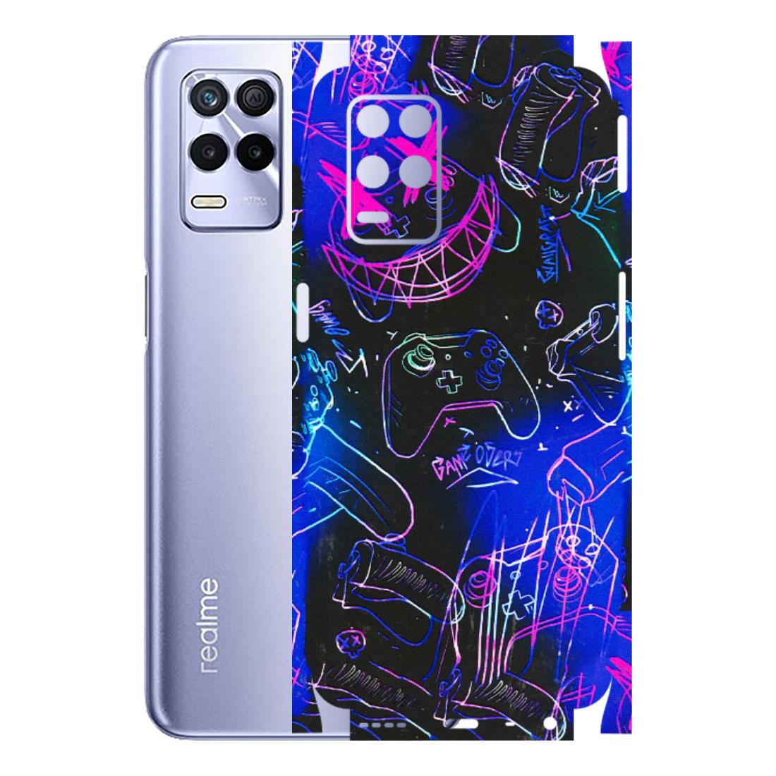 Realme Phone Skins (All Models) - Gamers Paradise - 3D Embossed Finish (L-258) Realme 8S (5G)