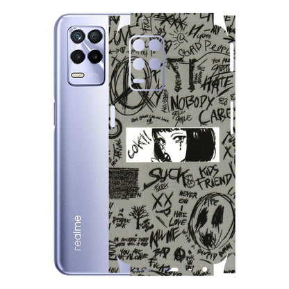Realme Phone Skins (All Models) - Never Have Love Anime - 3D Embossed Finish (L-260) Realme 8S (5G)