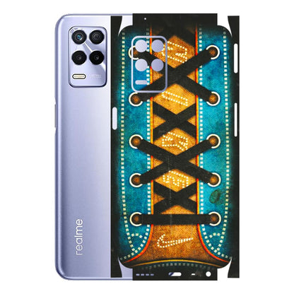 Realme Phone Skins (All Models) - Sneakers Lover Nike - 3D Embossed Finish (L-262) Realme 8S (5G)