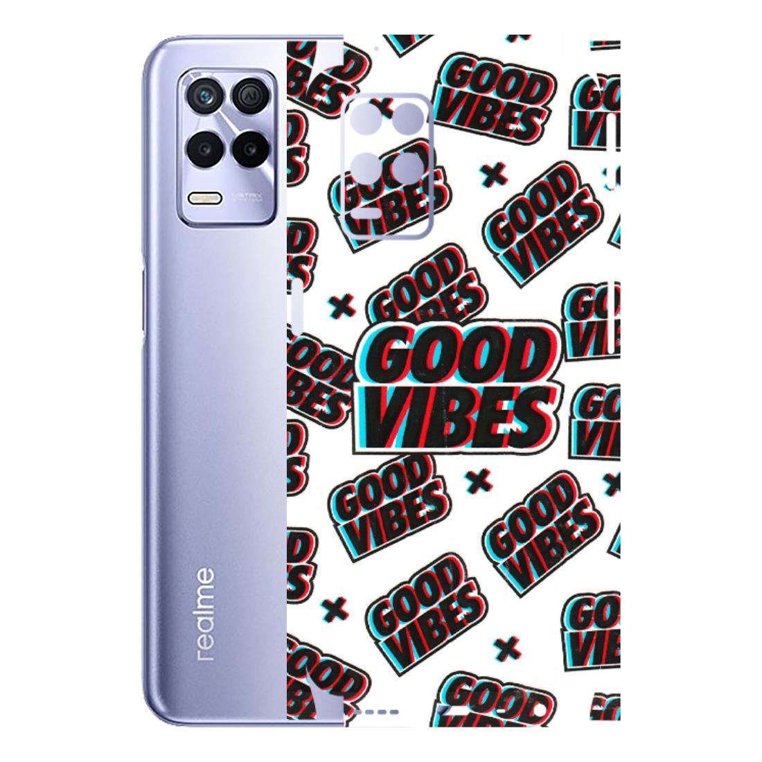 Realme Phone Skins (All Models) - Good Vibes - 3D Embossed Finish (L-282) Realme 8S (5G)