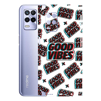 Realme Phone Skins (All Models) - Good Vibes - 3D Embossed Finish (L-282) Realme 8S (5G)
