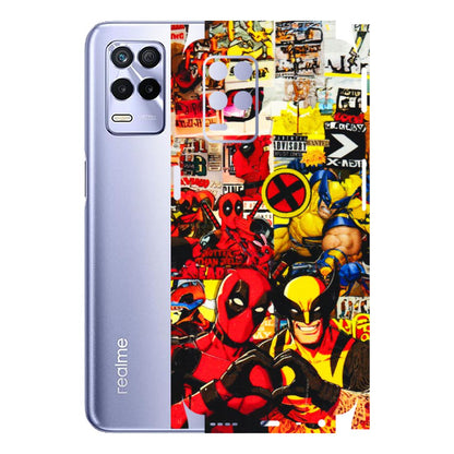 Realme Phone Skins (All Models) - Spidy Wolverine - 3D Embossed Finish (L-310) Realme 8S (5G)