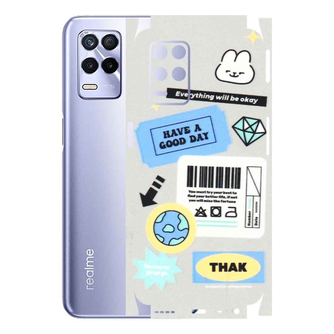 Realme Phone Skins (All Models) - Will Be Okay Design - 3D Embossed Finish (L-316) Realme 8S (5G)