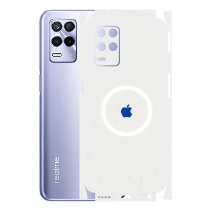 Realme Phone Skins (All Models) - iPhone Magsafe Logo - 3D Embossed Finish (L-320) Realme 8S (5G)