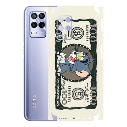 Realme Phone Skins (All Models) - Tom Hundred Dollar - 3D Embossed Finish (L-324) Realme 8S (5G)