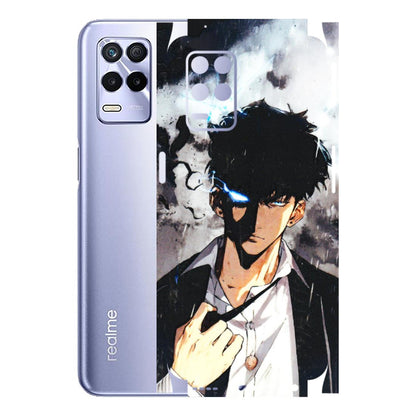 Realme Phone Skins (All Models) - Sung Jinwoo Manhwa Anime - 3D Embossed Finish (L-328) Realme 8S (5G)