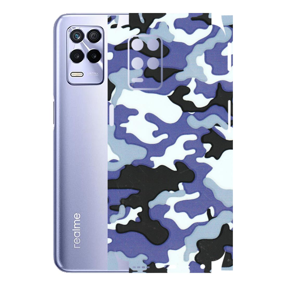 Realme Phone Skins (All Models) - Powerfull Military Camoflauge - 3D Embossed Finish (L-49) Realme 8S (5G)