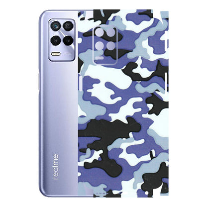 Realme Phone Skins (All Models) - Powerfull Military Camoflauge - 3D Embossed Finish (L-49) Realme 8S (5G)