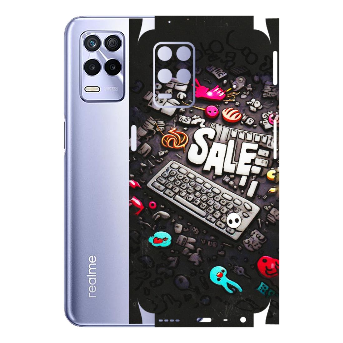 Realme Phone Skins (All Models) - Gadgets Sale - 3D Embossed Finish (L-50) Realme 8S (5G)