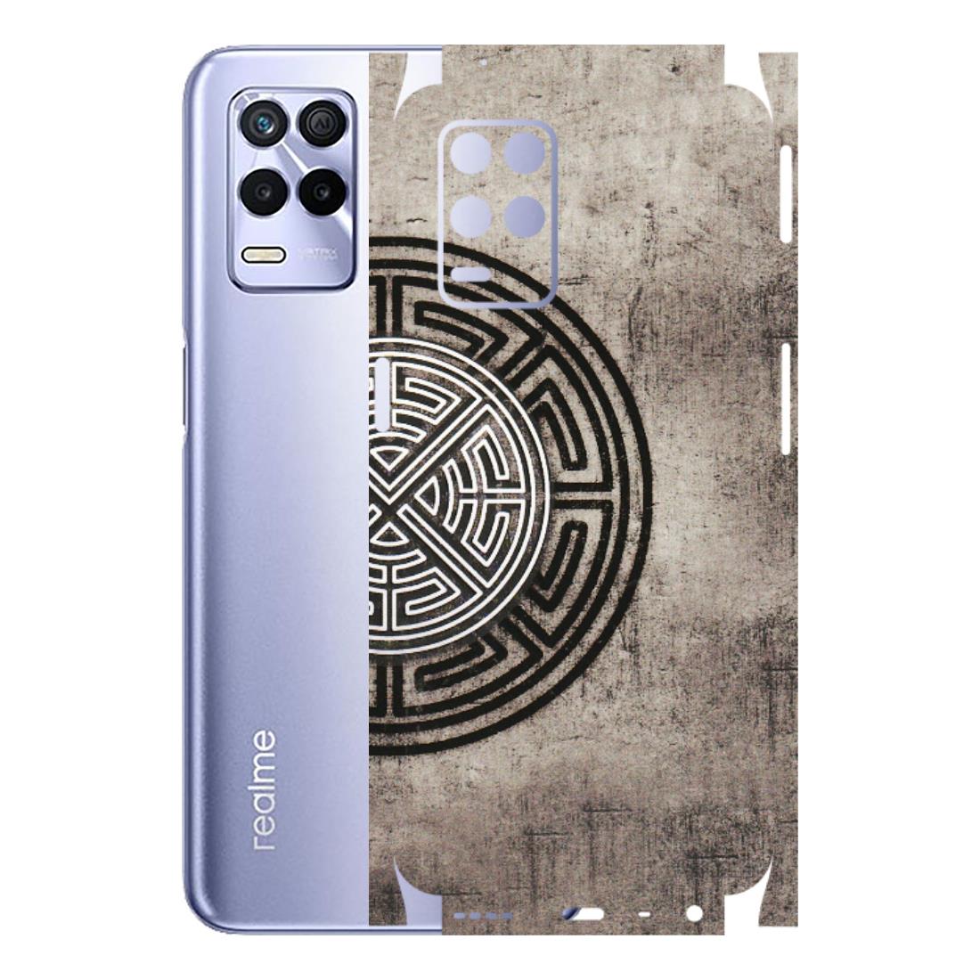 Realme Phone Skins (All Models) - Mysterious Circular Design - 3D Embossed Finish (L-63) Realme 8S (5G)