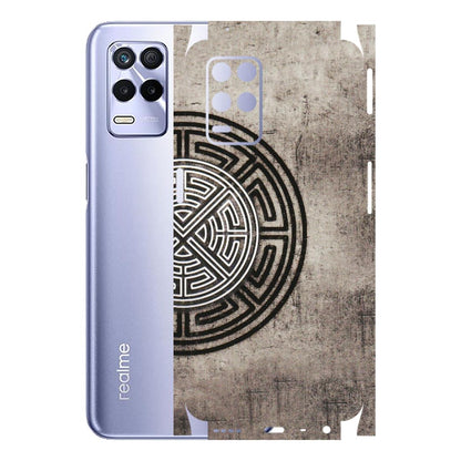Realme Phone Skins (All Models) - Mysterious Circular Design - 3D Embossed Finish (L-63) Realme 8S (5G)
