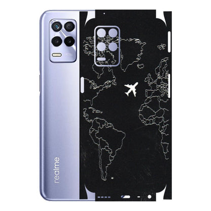 Realme Phone Skins (All Models) - Never Ending Travel - 3D Embossed Finish (L-79) Realme 8S (5G)