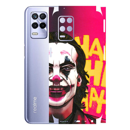 Realme Phone Skins (All Models) - Joker Evil Laugh - 3D Embossed Finish (L-97) Realme 8S (5G)
