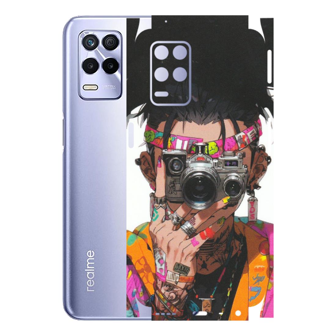 Realme Phone Skins (All Models) - Camera Lover Girl - Matte Finish (M-09) Realme 8S (5G)