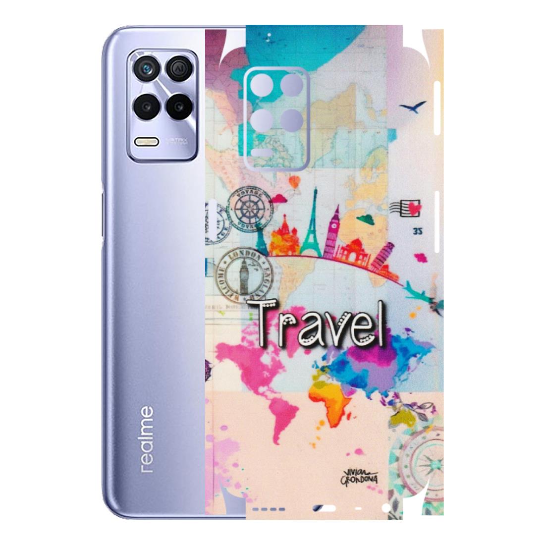 Realme Phone Skins (All Models) - Travel The Wonders - Matte Finish (M-108) Realme 8S (5G)