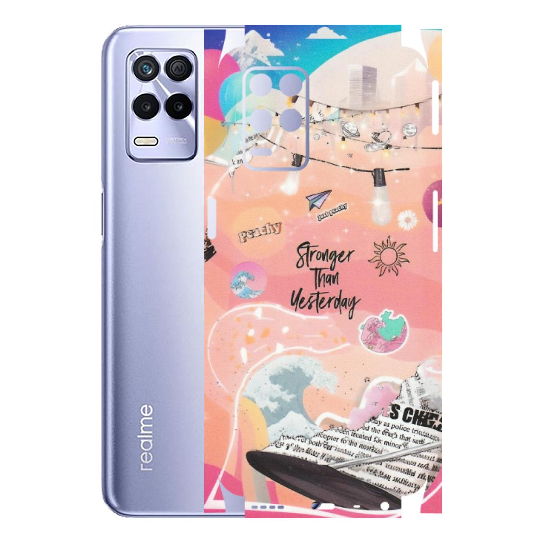 Realme Phone Skins (All Models) - Stronger Then Yesterday - Matte Finish (M-128) Realme 8S (5G)