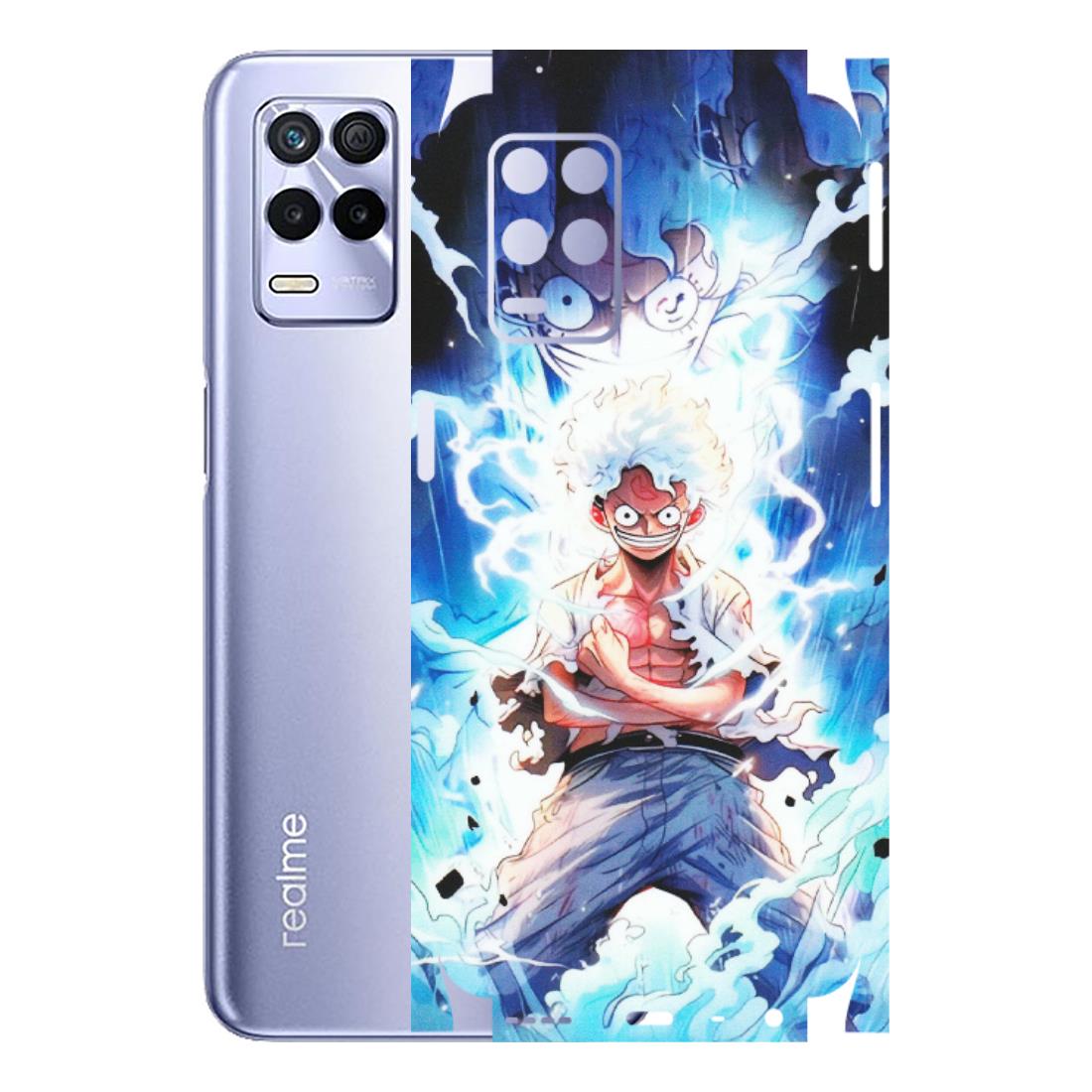 Realme Phone Skins (All Models) - Blue Thunder Luffy Anime - Matte Finish (M-132) Realme 8S (5G)