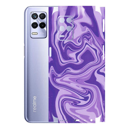 Realme Phone Skins (All Models) - Hazy Purple Nights - Matte Finish (M-14) Realme 8S (5G)