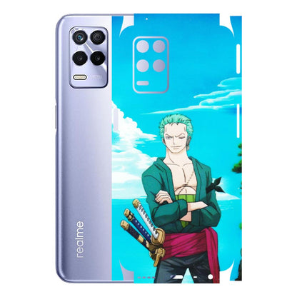 Realme Phone Skins (All Models) - Cool Swordman Zoro Anime - Matte Finish (M-143) Realme 8S (5G)
