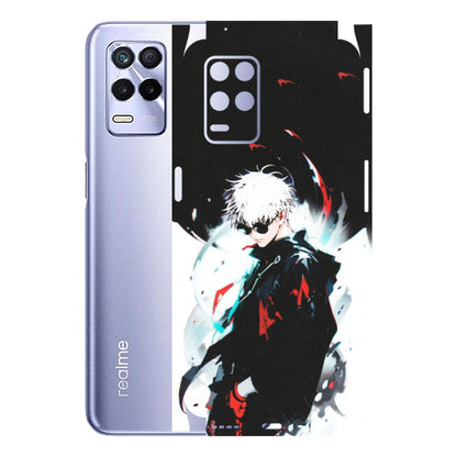 Realme Phone Skins (All Models) - Gojo Powerful Charater Kaisen Anime - Matte Finish (M-144) Realme 8S (5G)