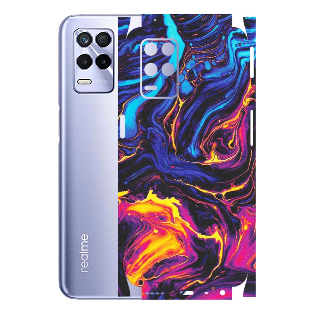 Realme Phone Skins (All Models) - Abstract Paint Classy - Matte Finish (M-15) Realme 8S (5G)