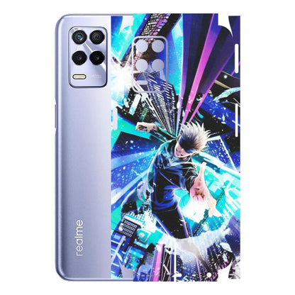 Realme Phone Skins (All Models) - Manga Action Jujustu Kaisen Anime - Matte Finish (M-155) Realme 8S (5G)