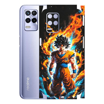 Realme Phone Skins (All Models) - Goku Transformation Anime - Matte Finish (M-159) Realme 8S (5G)