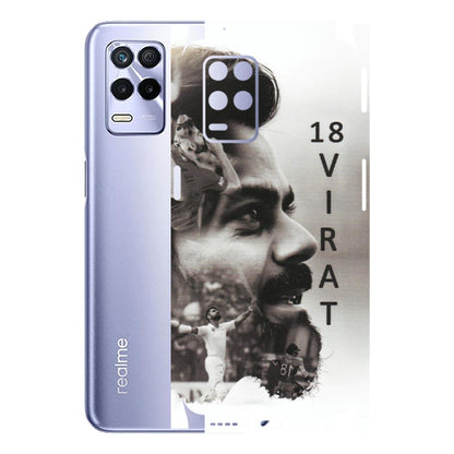 Realme Phone Skins (All Models) - Virat Kohli Cricketer - Matte Finish (M-163) Realme 8S (5G)