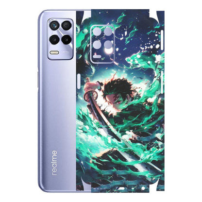 Realme Phone Skins (All Models) - Sword Fighter Anime - Matte Finish (M-29) Realme 8S (5G)