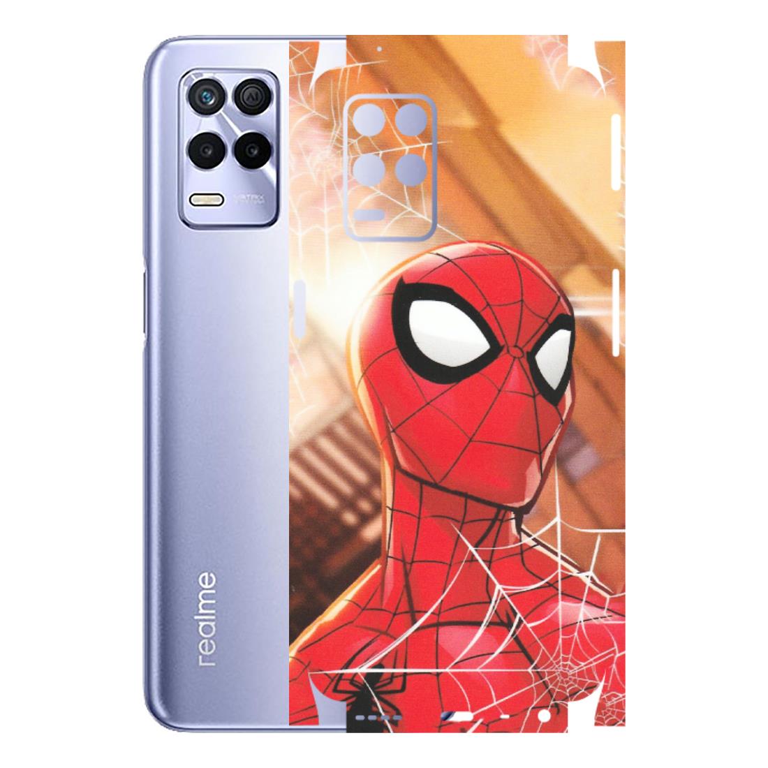 Realme Phone Skins (All Models) - Spiderman Face New - Matte Finish (M-41) Realme 8S (5G)