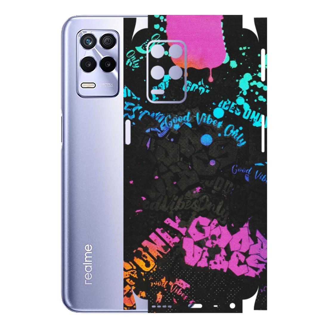 Realme Phone Skins (All Models) - Majestic Black Vibes - Matte Finish (M-62) Realme 8S (5G)