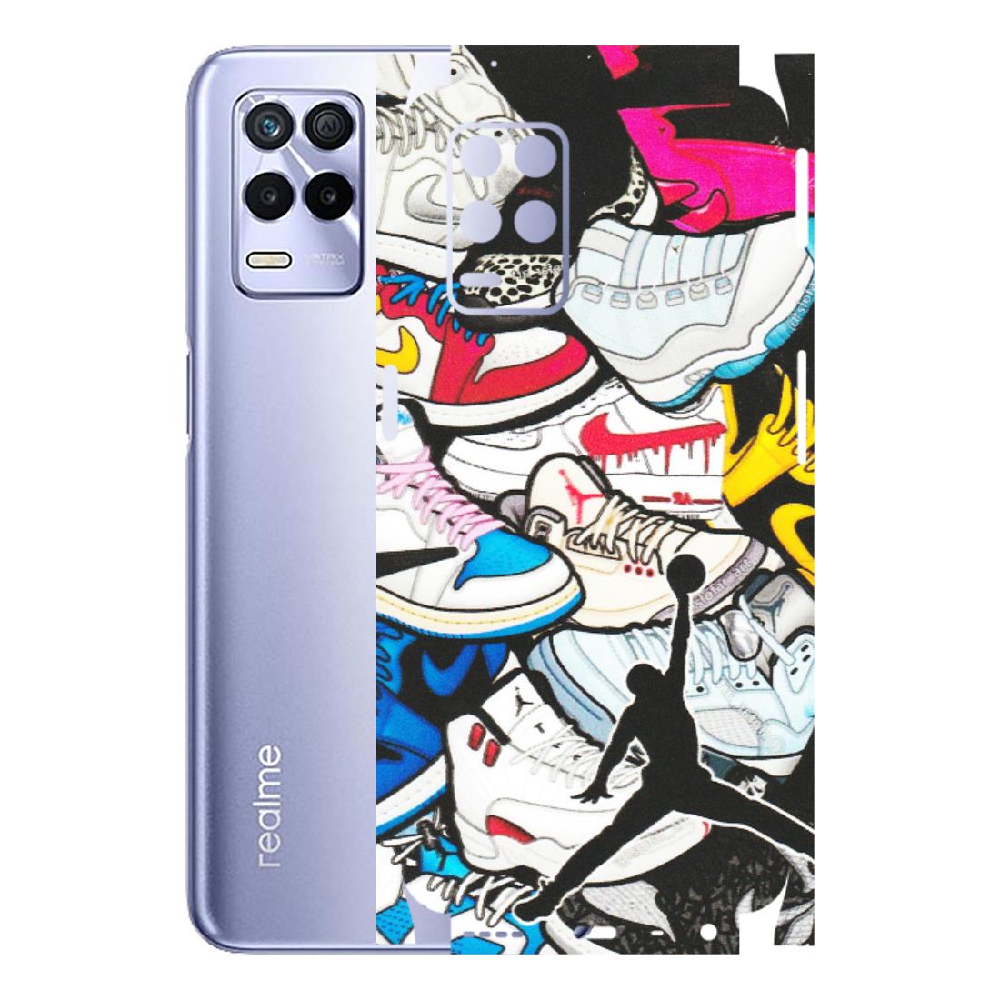 Realme Phone Skins (All Models) - Jordan Sneakers Fan - Matte Finish (M-80) Realme 8S (5G)