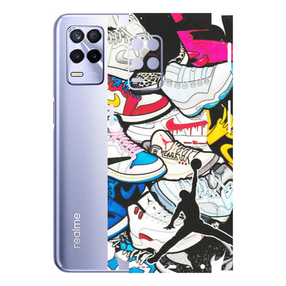 Realme Phone Skins (All Models) - Jordan Sneakers Fan - Matte Finish (M-80) Realme 8S (5G)