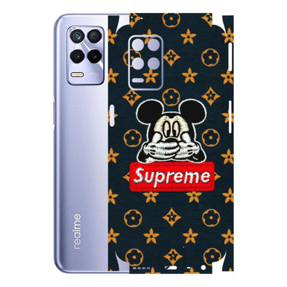 Realme Phone Skins (All Models) - Mickey Supreme - Matte Finish (M-83) Realme 8S (5G)