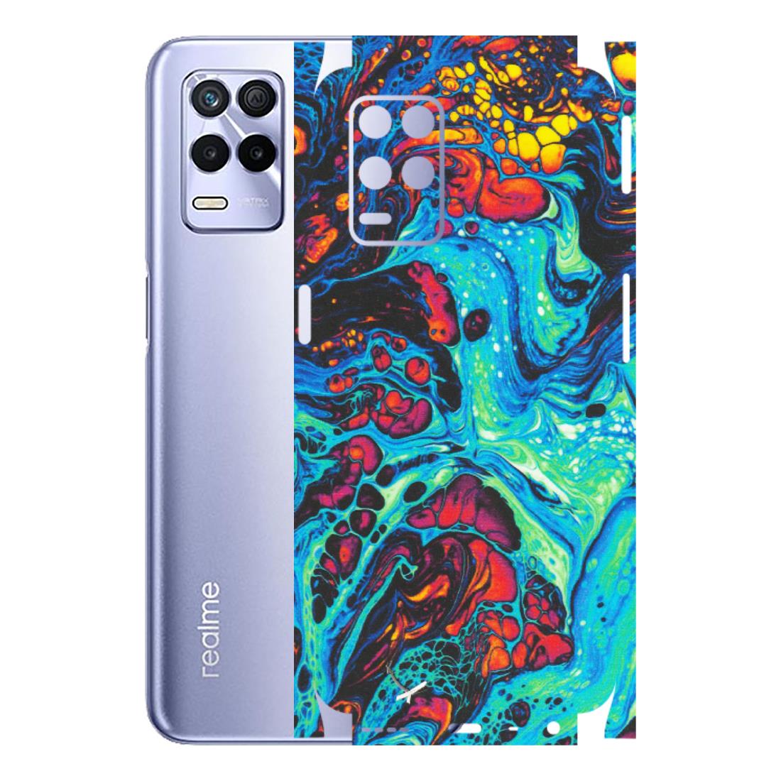 Realme Phone Skins (All Models) - Majestic Galactic Marbel - Matte Finish (M-85) Realme 8S (5G)