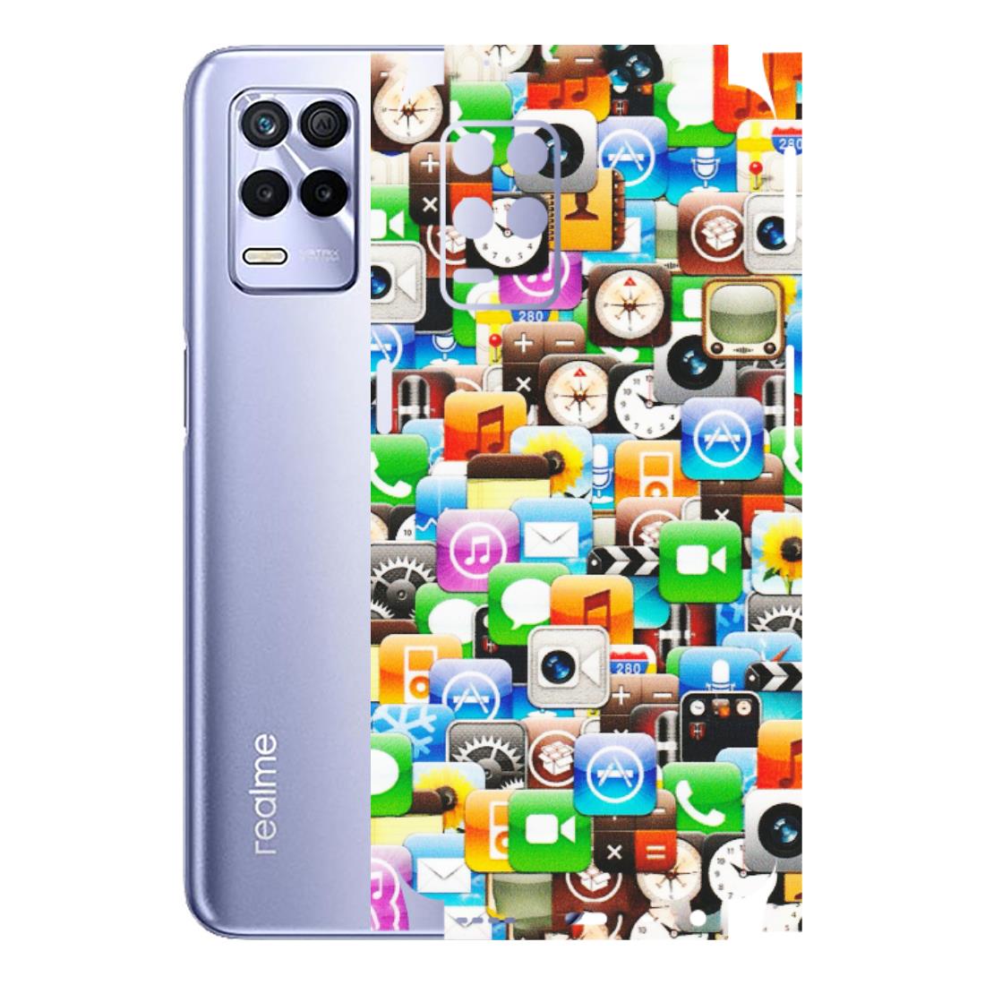 Realme Phone Skins (All Models) - All Apple Icons - Matte Finish (M-93) Realme 8S (5G)