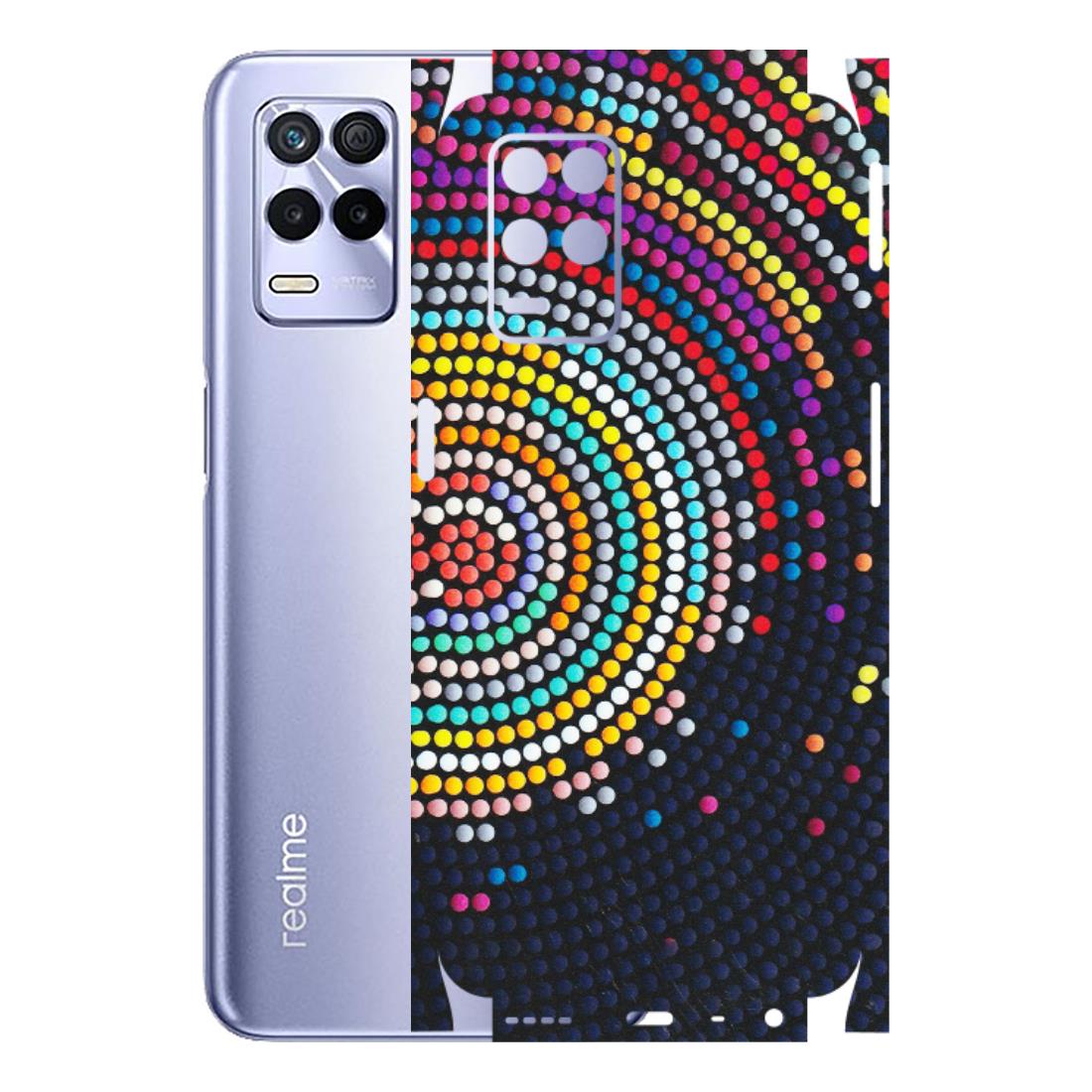 Realme Phone Skins (All Models) - Rainbow Dot Mandala - Matte Finish (M-97) Realme 8S (5G)