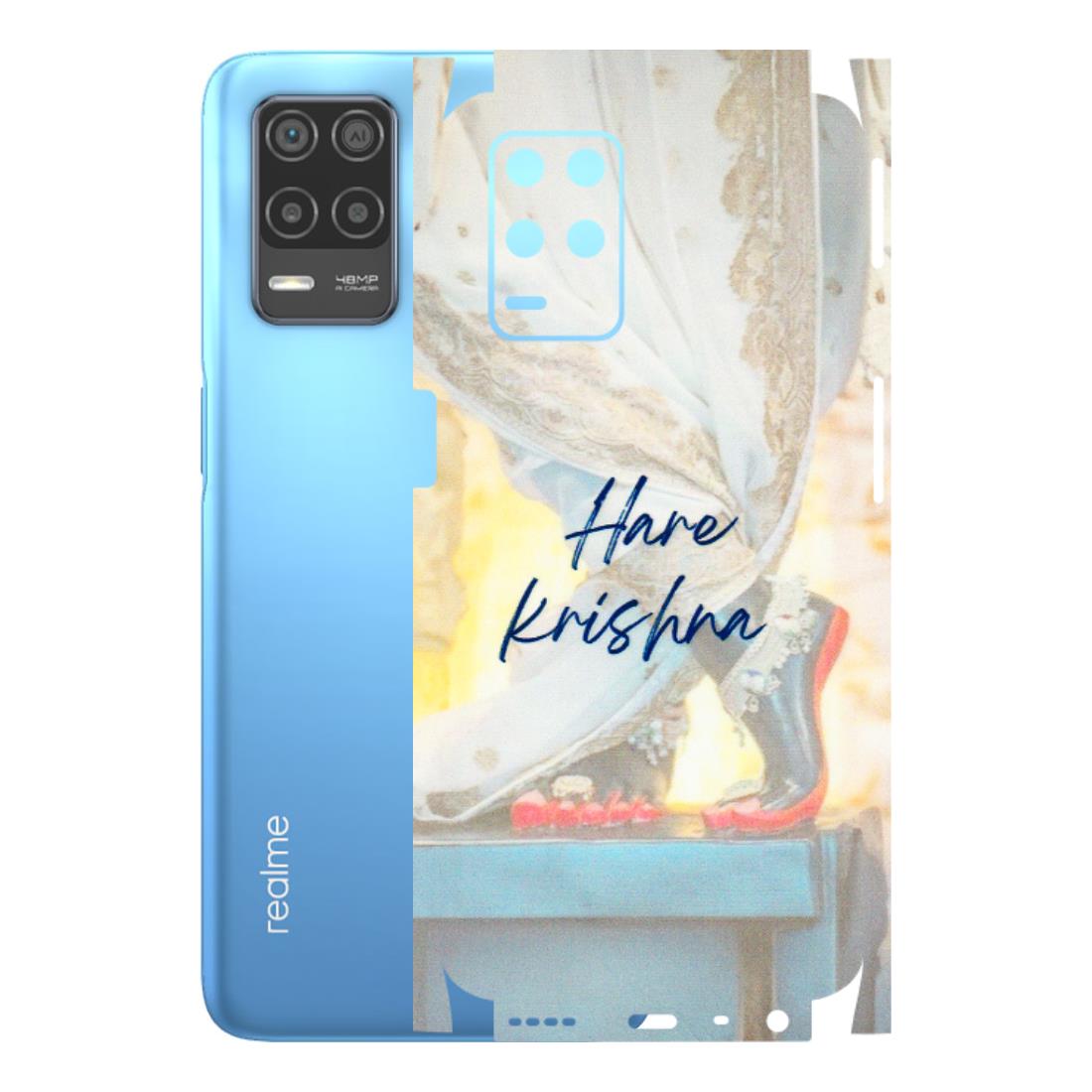 Realme Phone Skins (All Models) - Hare Krishna - 3D Embossed Finish (L-03) Realme 8 (4G)