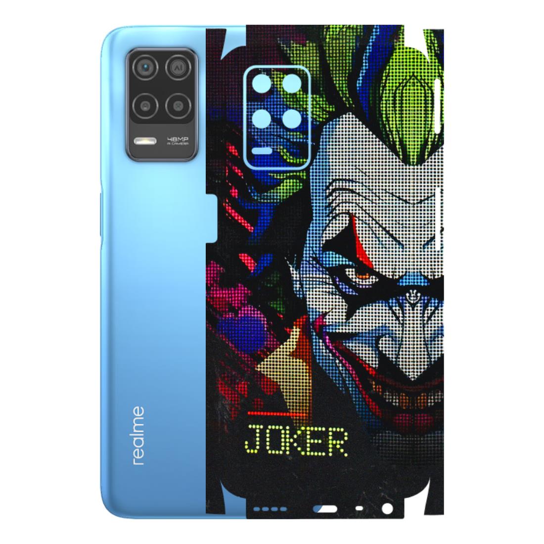 Realme Phone Skins (All Models) - Joker Dot Matrix - 3D Embossed Finish (L-08) Realme 8 (4G)