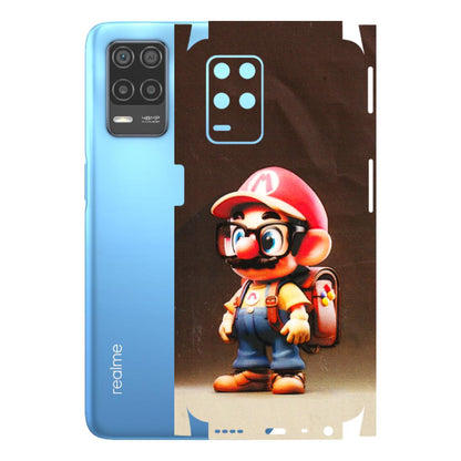 Realme Phone Skins (All Models) - Little Mario - 3D Embossed Finish (L-119) Realme 8 (4G)
