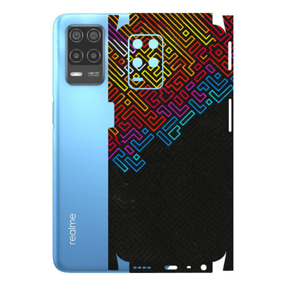 Realme Phone Skins (All Models) - Dotme Pattern Art - 3D Embossed Finish (L-121) Realme 8 (4G)
