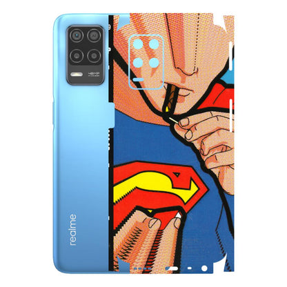 Realme Phone Skins (All Models) - Superman Sutta - 3D Embossed Finish (L-130) Realme 8 (4G)