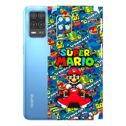 Realme Phone Skins (All Models) - Super Mario Kart - 3D Embossed Finish (L-140) Realme 8 (4G)