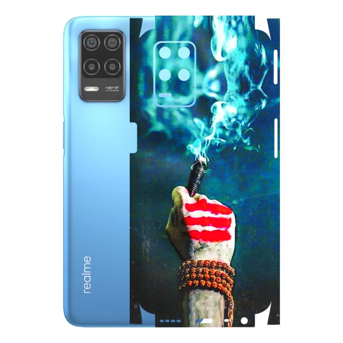 Realme Phone Skins (All Models) - Mahadev Bhakt - 3D Embossed Finish (L-146) Realme 8 (4G)