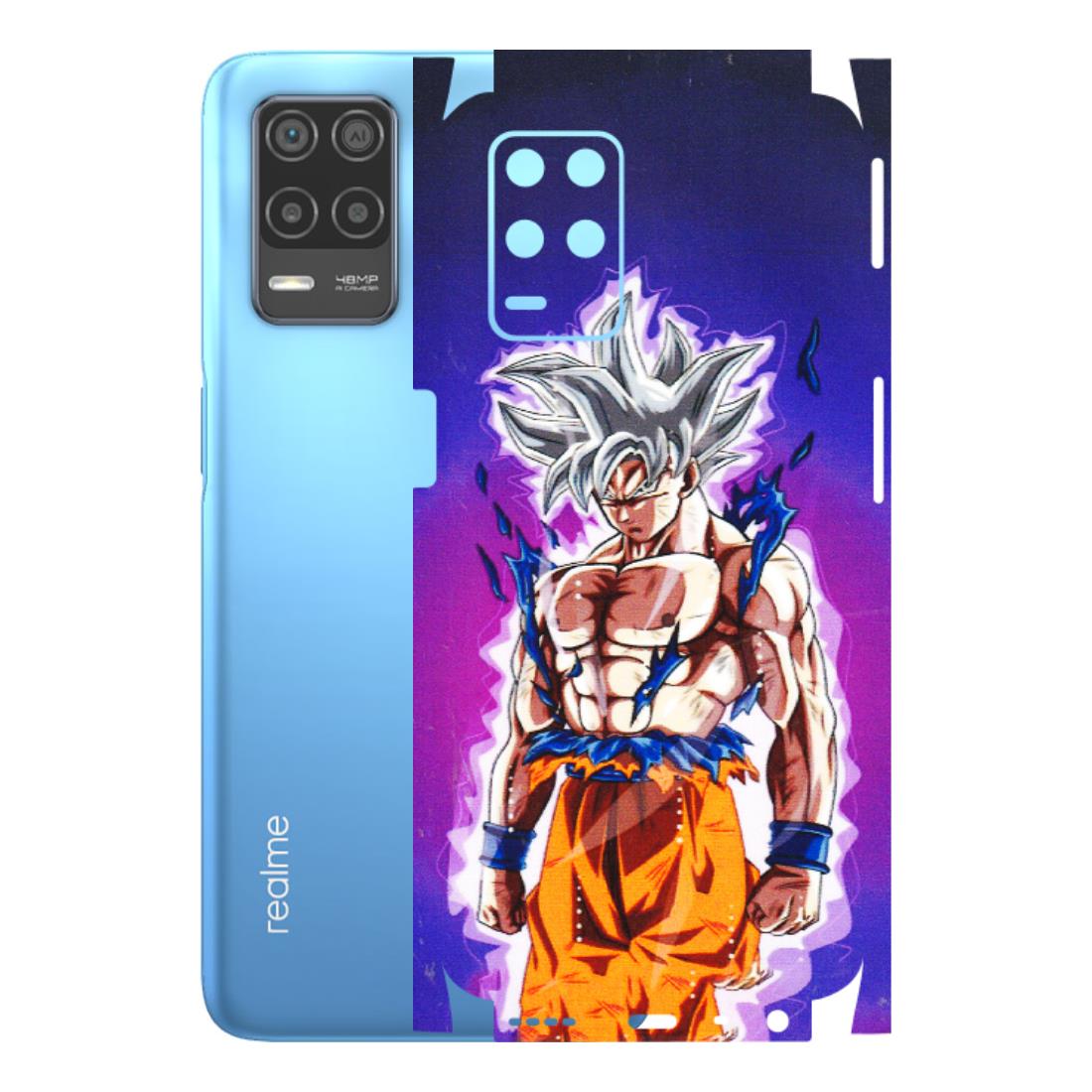Realme Phone Skins (All Models) - Goku Purple Anime - 3D Embossed Finish (L-147) Realme 8 (4G)