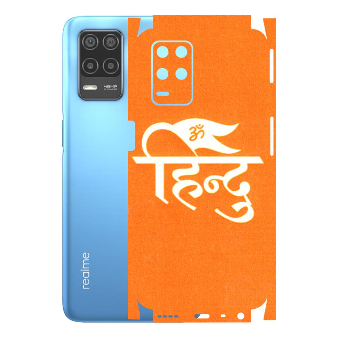 Realme Phone Skins (All Models) - Hindu Kesari - 3D Embossed Finish (L-154) Realme 8 (4G)