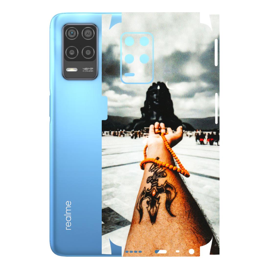 Realme Phone Skins (All Models) - Jai Adiyogi Mahakaal - 3D Embossed Finish (L-164) Realme 8 (4G)