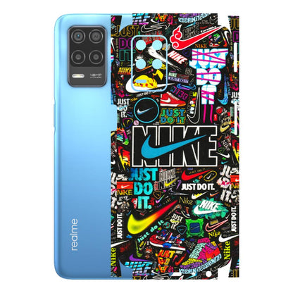 Realme Phone Skins (All Models) - Just Do It Doodles - 3D Embossed Finish (L-166) Realme 8 (4G)