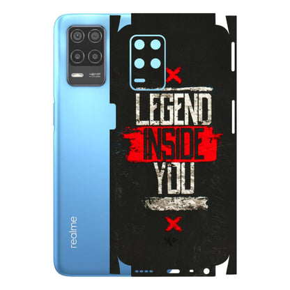 Realme Phone Skins (All Models) - Legend Inside You - 3D Embossed Finish (L-186) Realme 8 (4G)