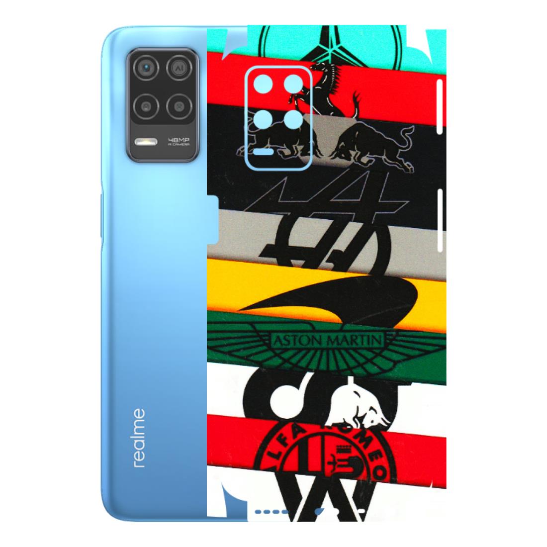 Realme Phone Skins (All Models) - Multi Designer Brands - 3D Embossed Finish (L-187) Realme 8 (4G)